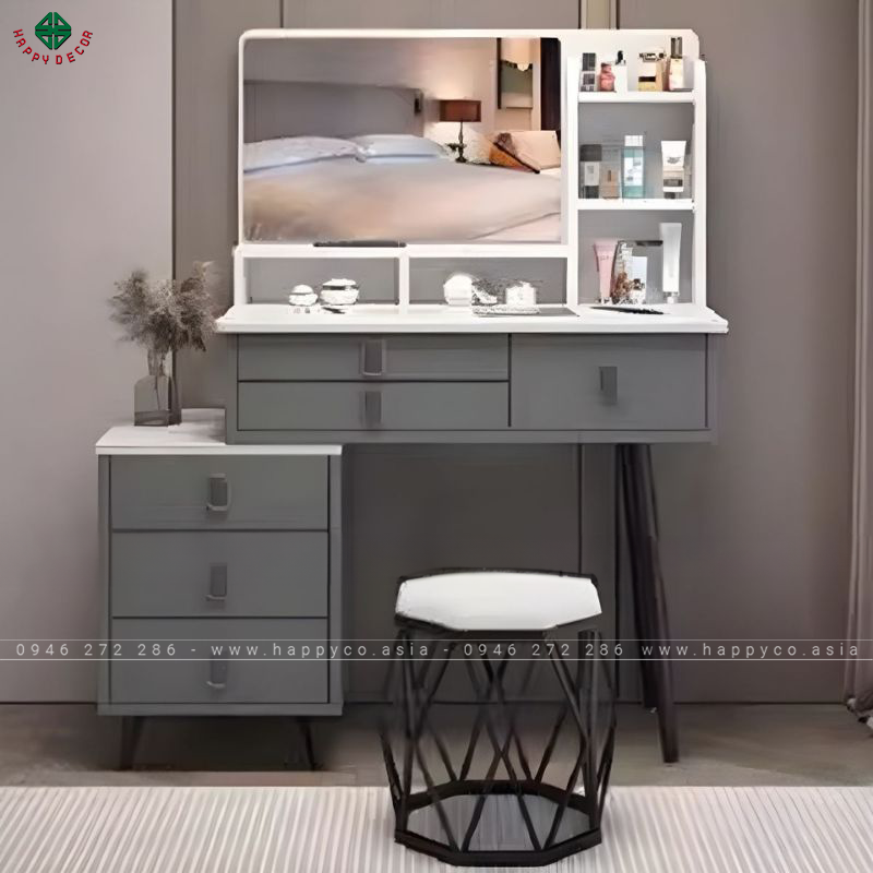 Bàn trang điểm gỗ MDF thanh lịch và tinh tế BP6835