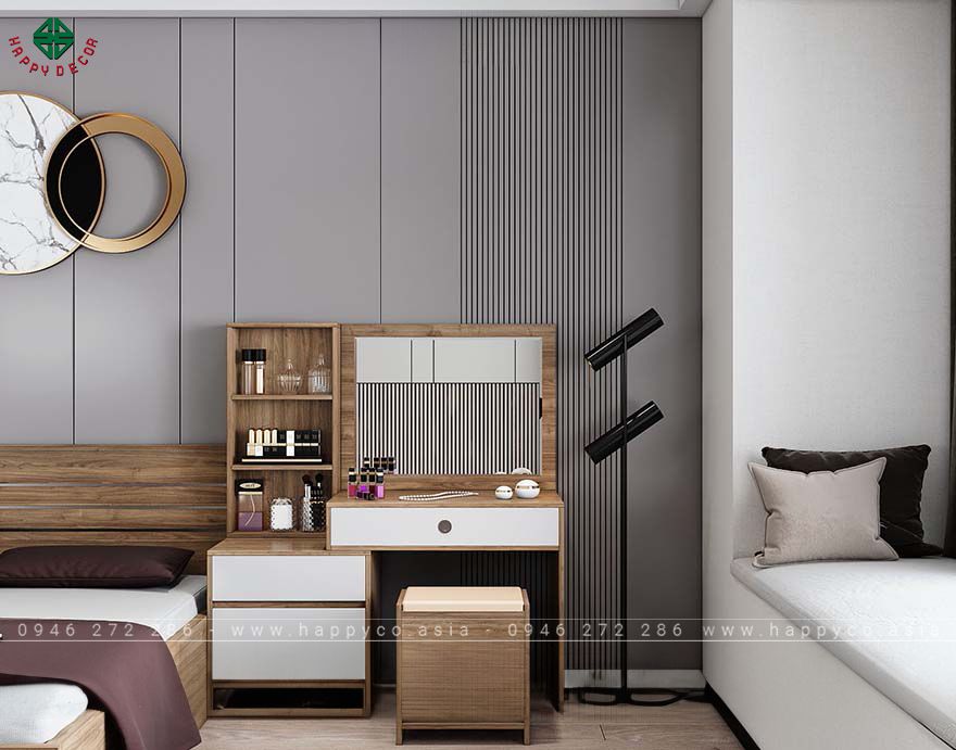 Bàn trang điểm có kệ BP6819