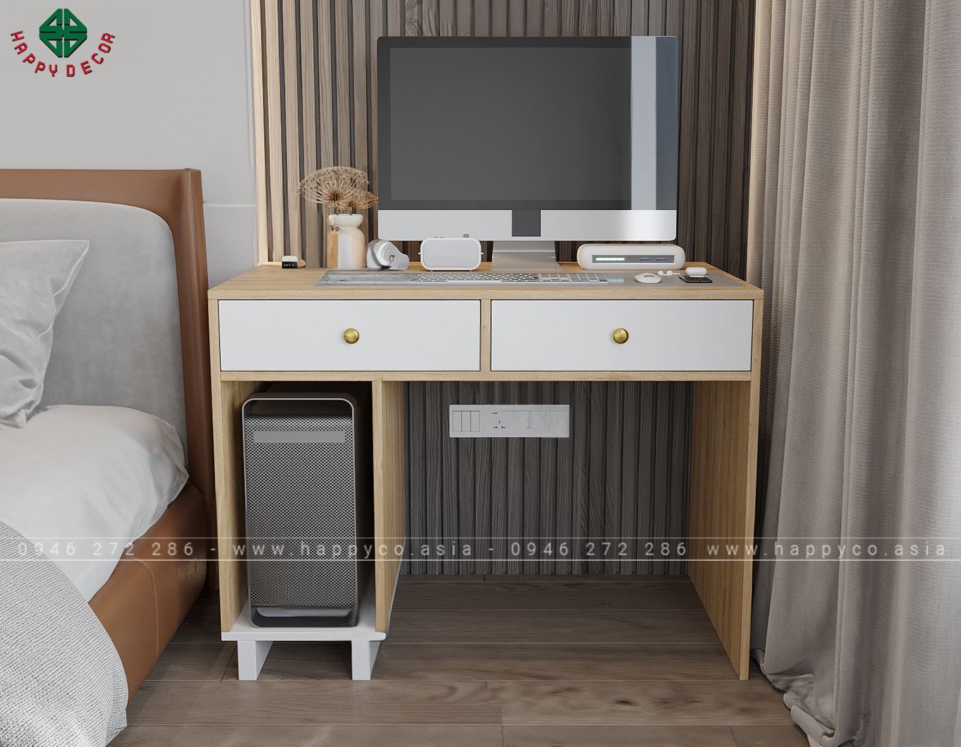 Bàn làm việc tại nhà hiện đại BV6814