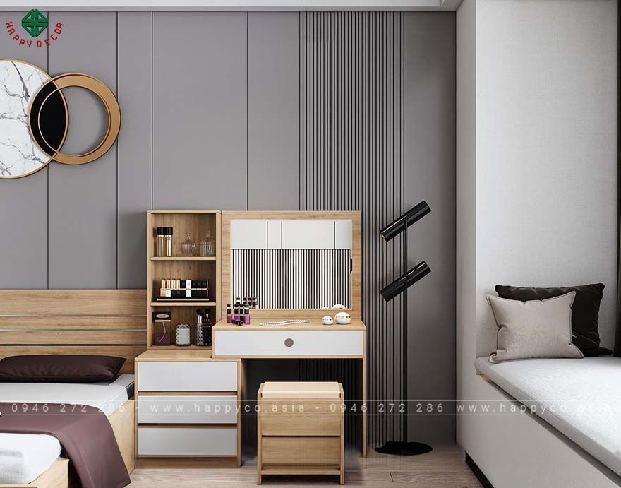 Mẫu bàn trang điểm hiện đại đẹp BP6819