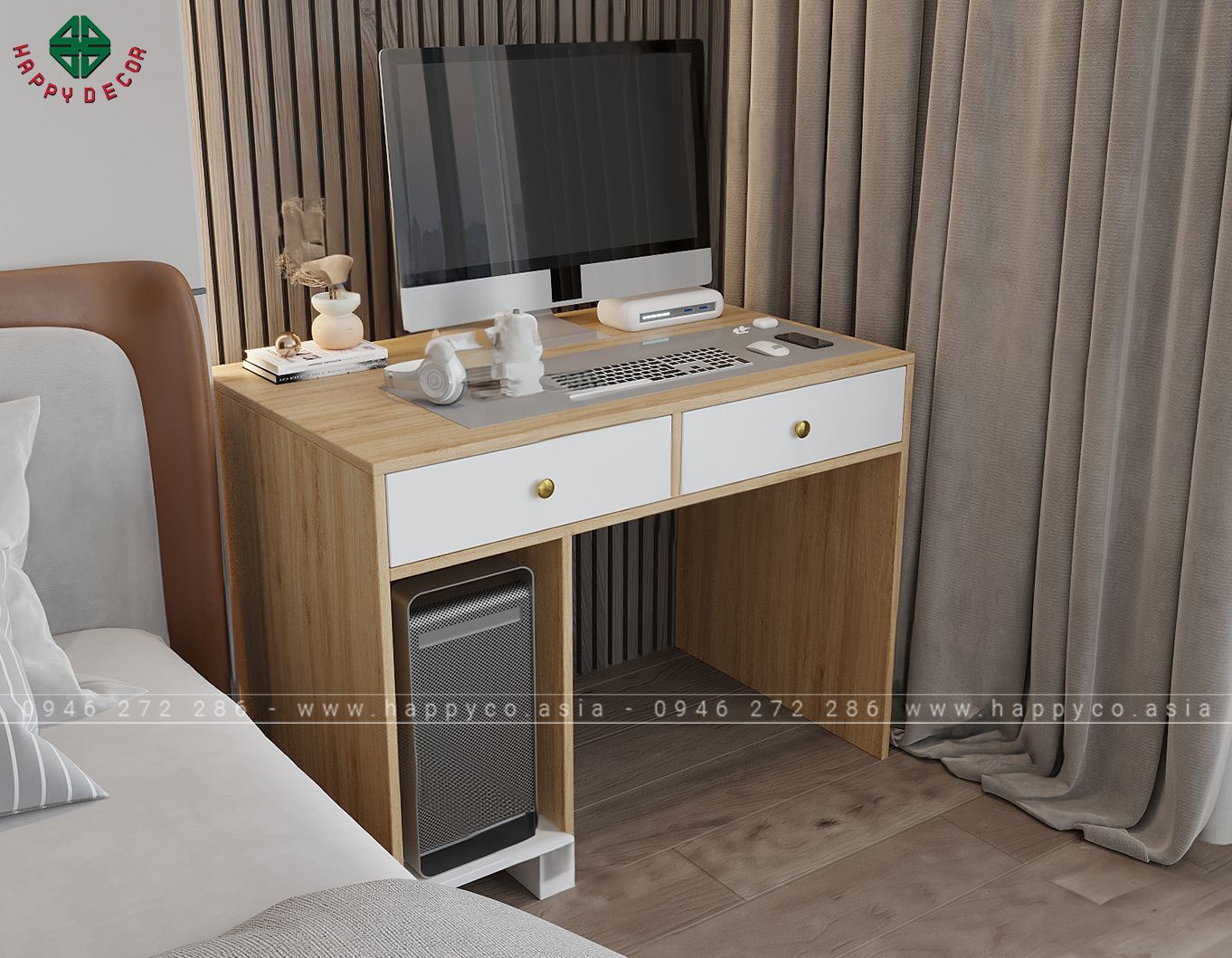 Bàn làm việc tại nhà đẹp BV6814