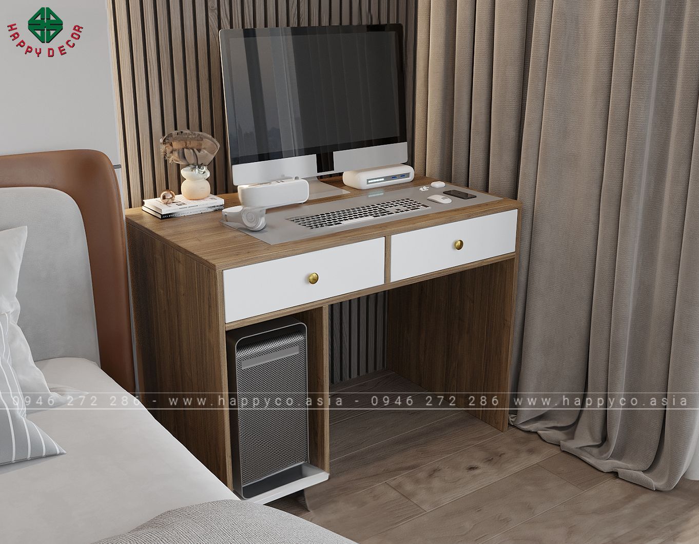 Bàn làm việc tại nhà đơn giản BV6814