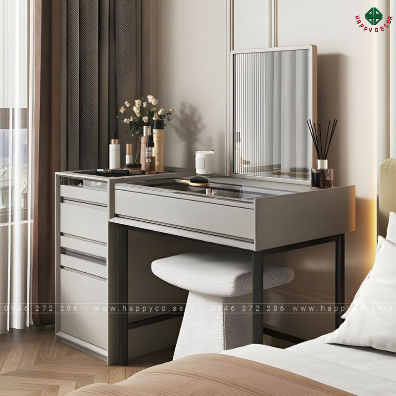 Bàn trang điểm gỗ công nghiệp thanh lịch BP6839