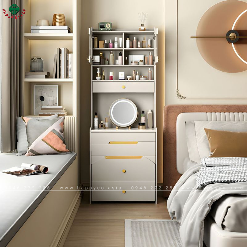 Bàn trang điểm gỗ công nghiệp thông minh BP6827
