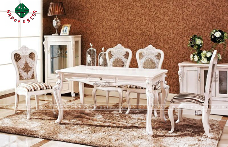 Bảo quản khi sử dụng khi chọn bàn ăn tân cổ điển