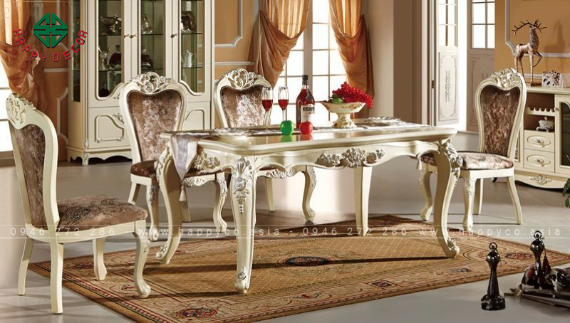 Mẫu bàn ăn tân cổ điển đẹp - Mẫu 11