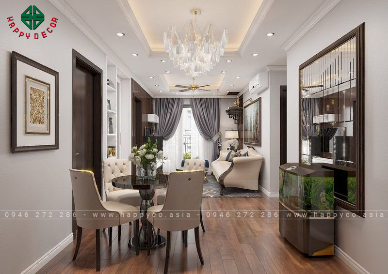 Mẫu bàn ghế ăn tân cổ điển đẹp - Mẫu 4