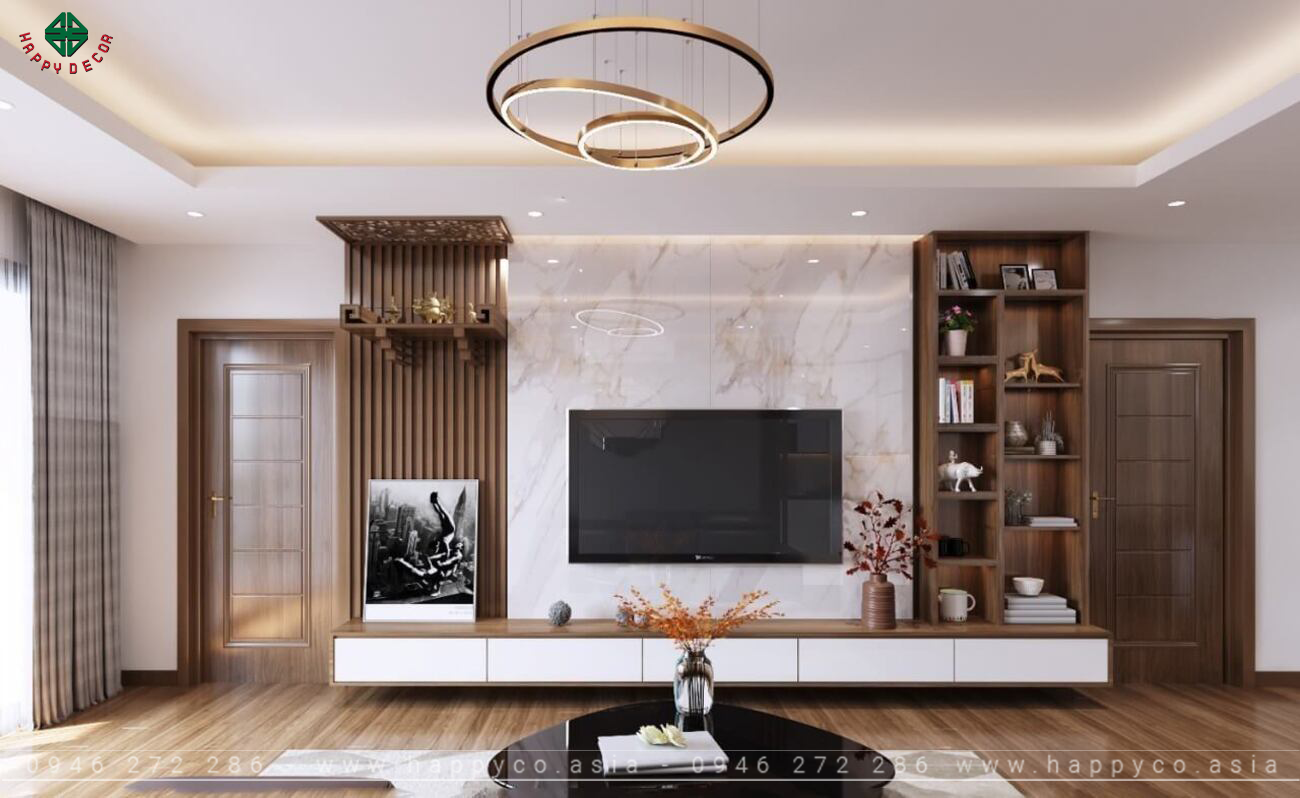 Bàn thờ treo khá phổ biến trong các không gian sống