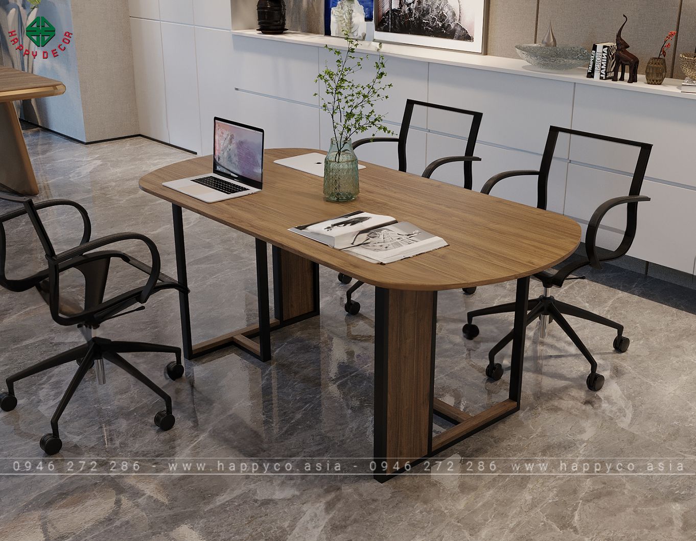 Mẫu bàn họp nhỏ hiện đại BH6807