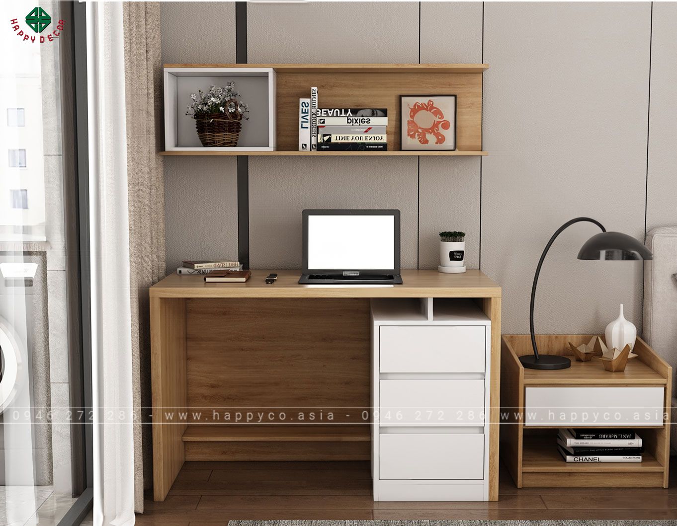 Mẫu bàn làm việc gỗ MDF giá rẻ BV6808