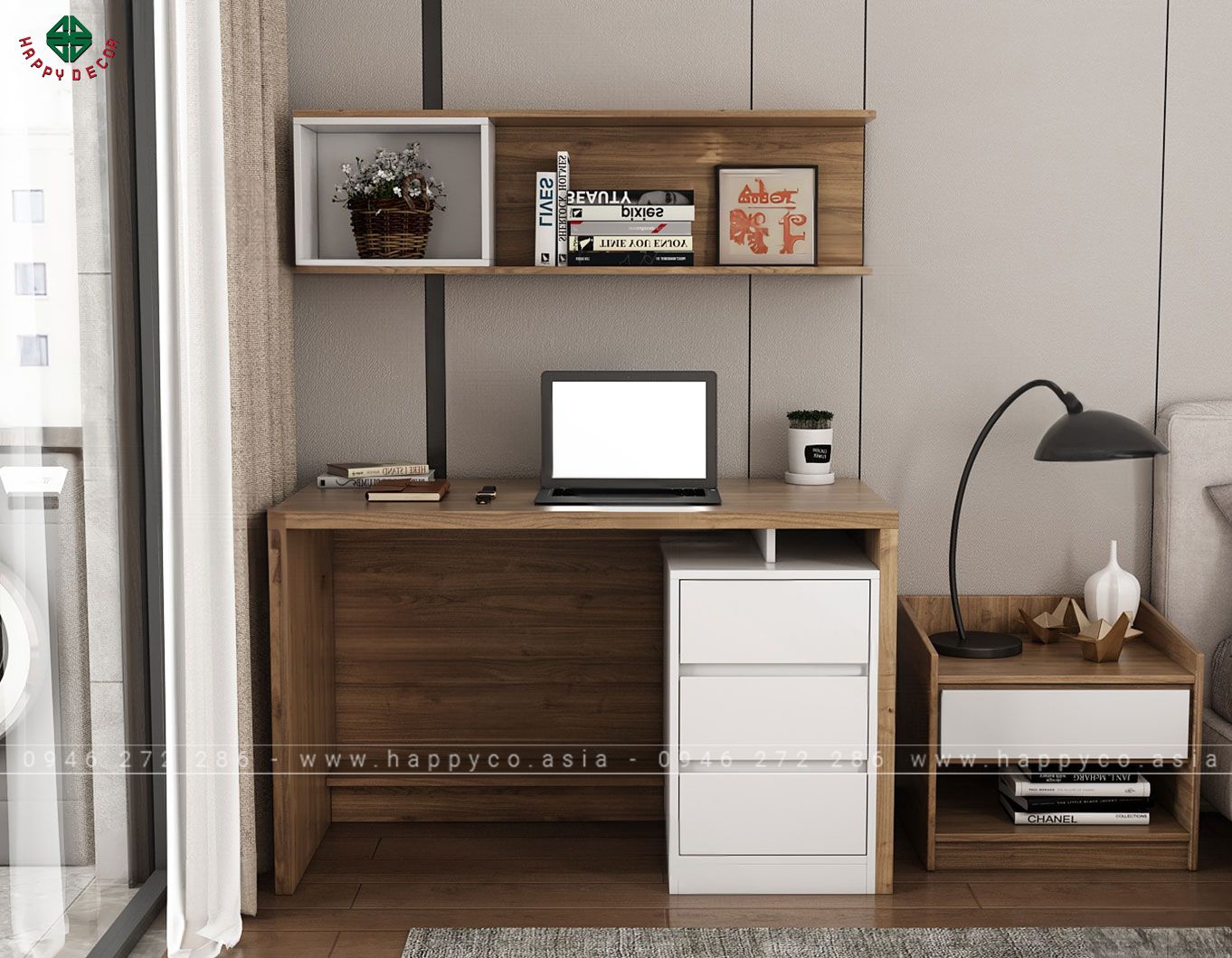 Mẫu bàn làm việc hiện đại BV6808