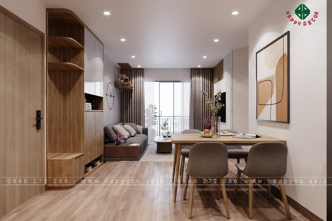 Nội thất căn hộ 2 phòng ngủ- Mẫu 02