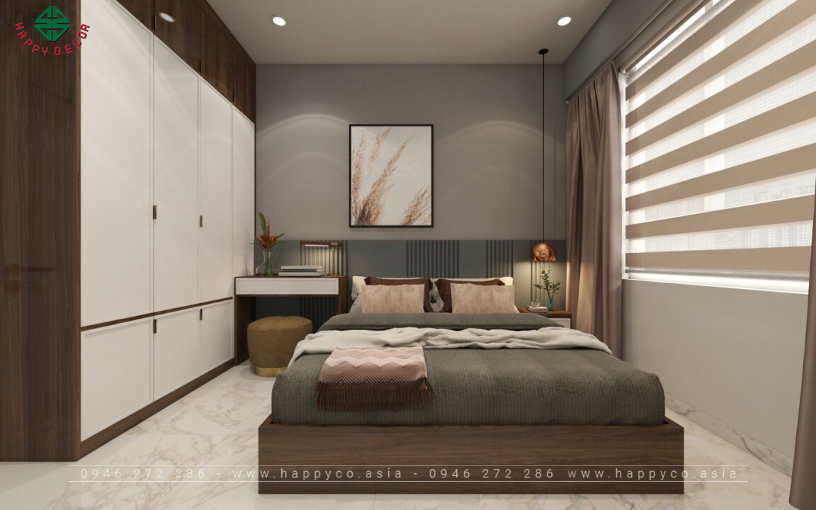 Nội thất căn hộ 2 phòng ngủ- Mẫu 06