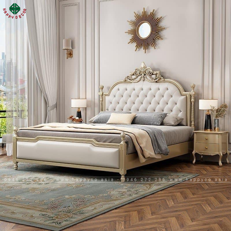 Giường ngủ ván công nghiệp hiện đại GN01