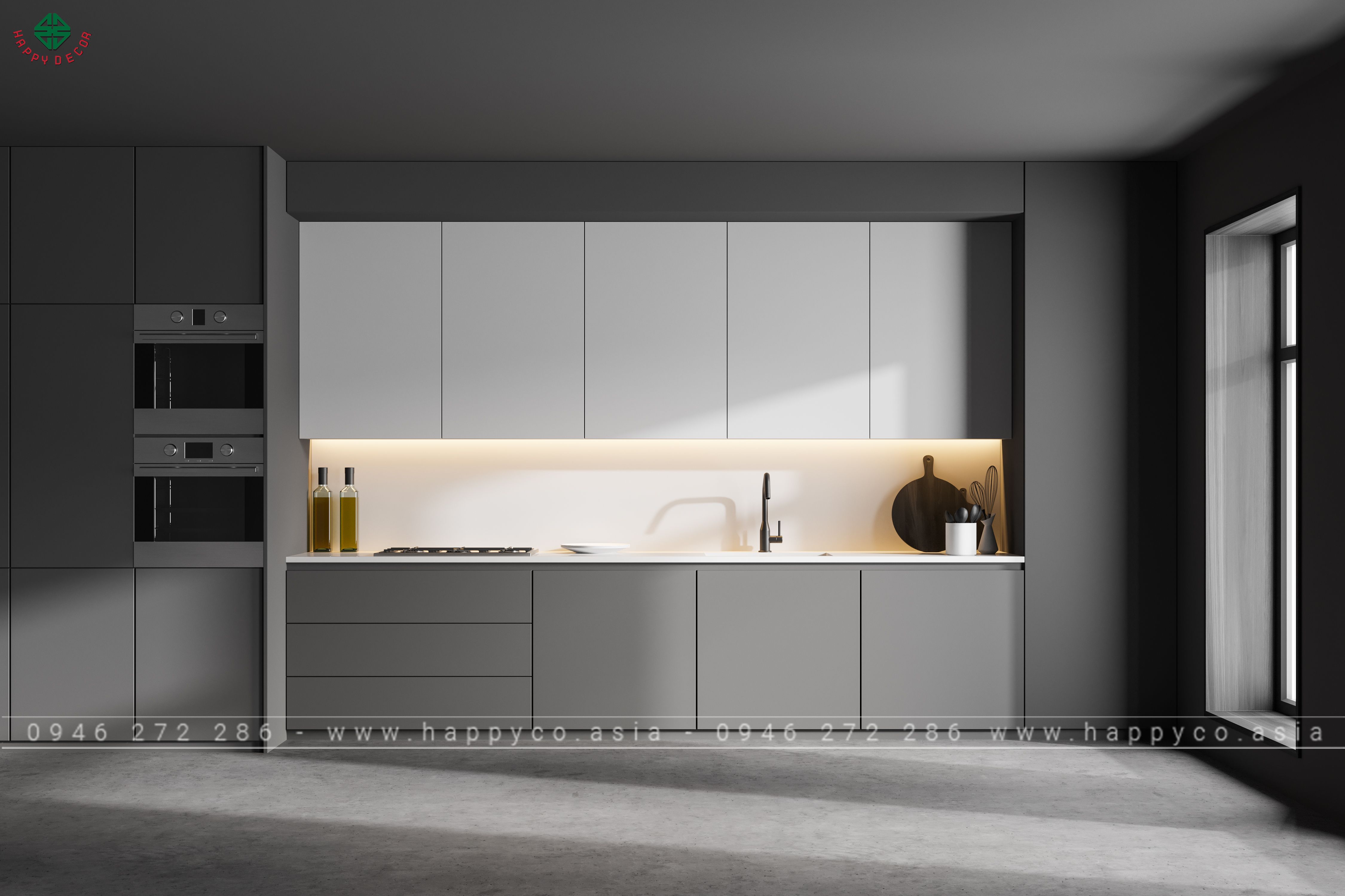 Ứng dụng của ván Panel Plus trong nội thất bếp