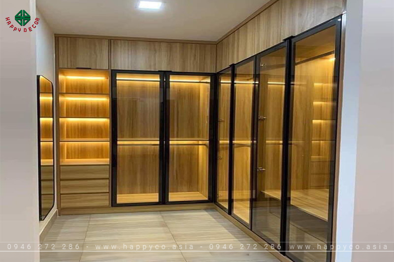 Tủ âm tường là giải pháp phổ biến nhất trong căn hộ hiện đại