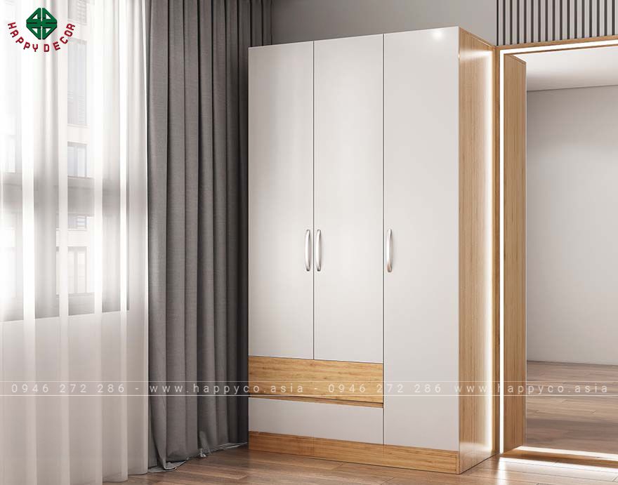 Tủ quần áo đơn giản mà đẹp TA6802