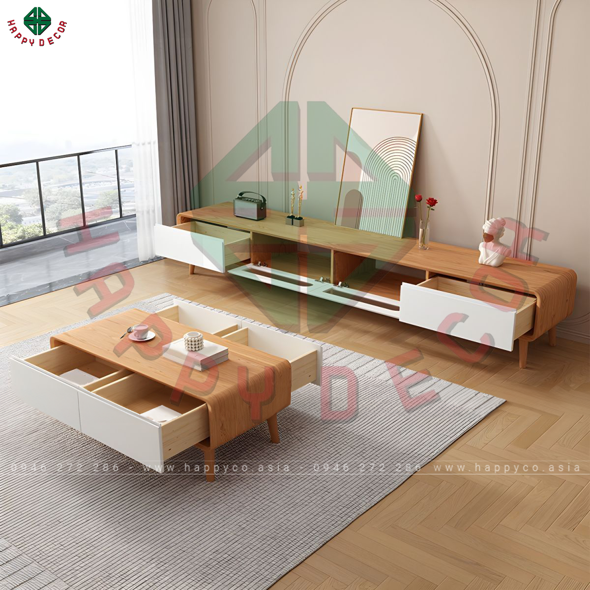 Kệ tivi đẹp hiện đại KT6834