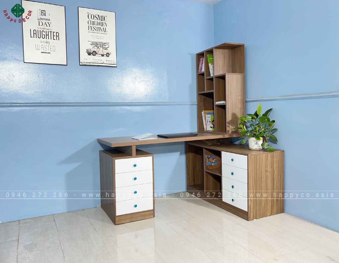 Bàn làm việc tại nhà đẹp BV6811