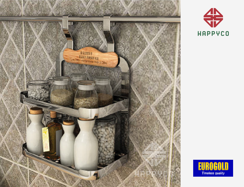 Giá treo ngoài gia vị 2 tầng EV28 – Eurogold