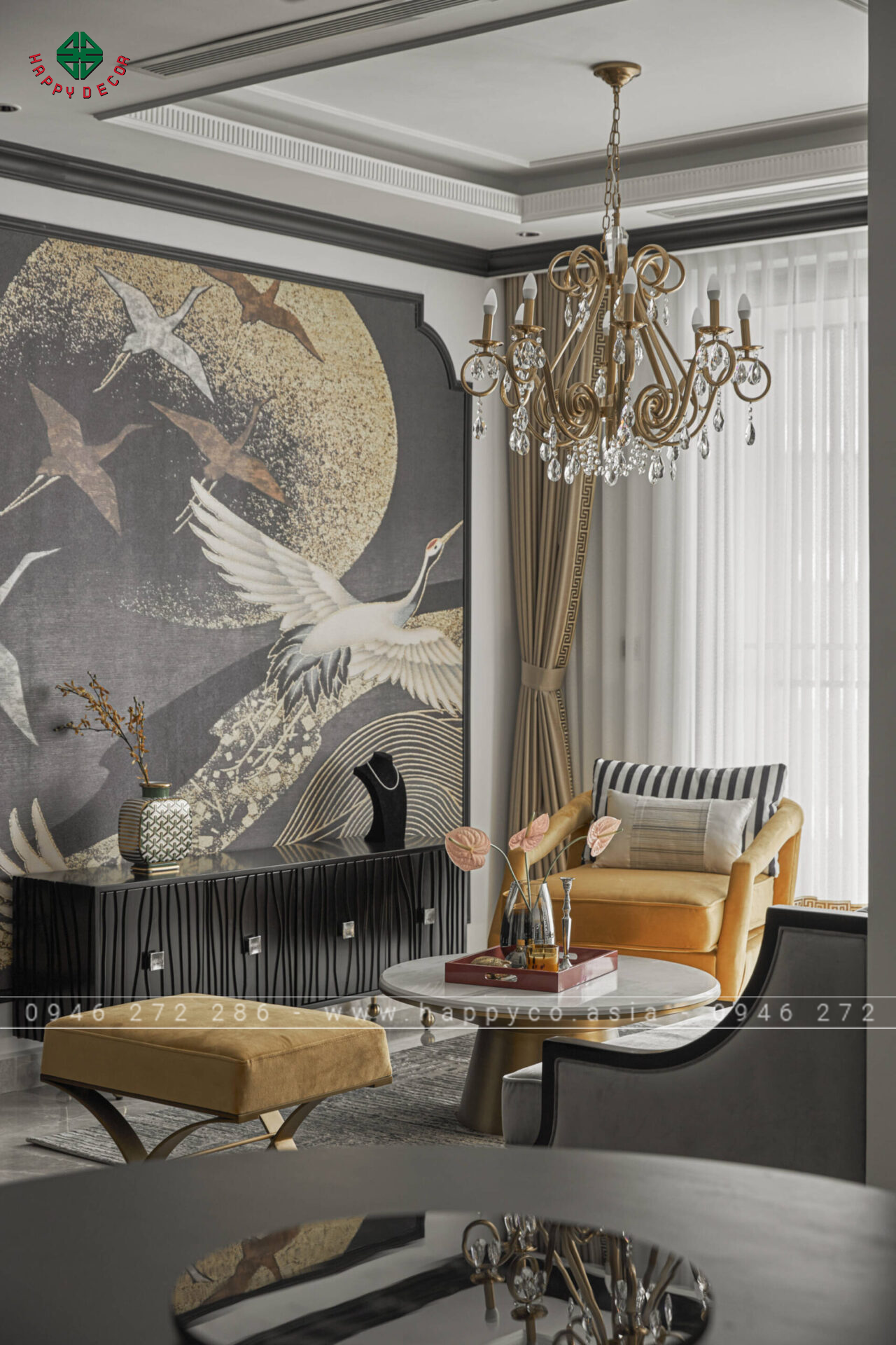 Thi công thiết kế căn hộ Laura - Mẫu 03