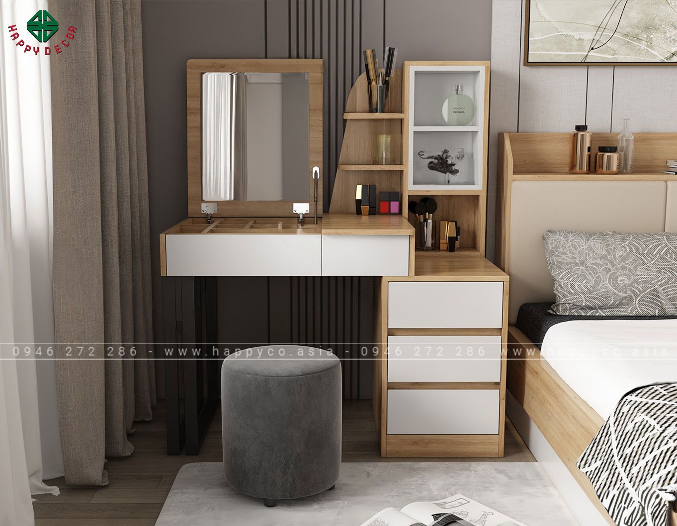 Bàn trang điểm gỗ BP6803