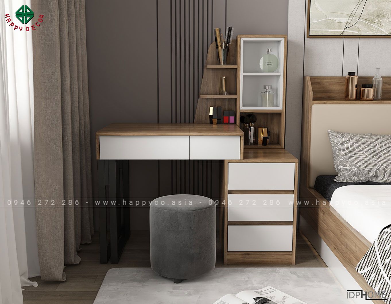 Mẫu bàn trang điểm hiện đại BP6803
