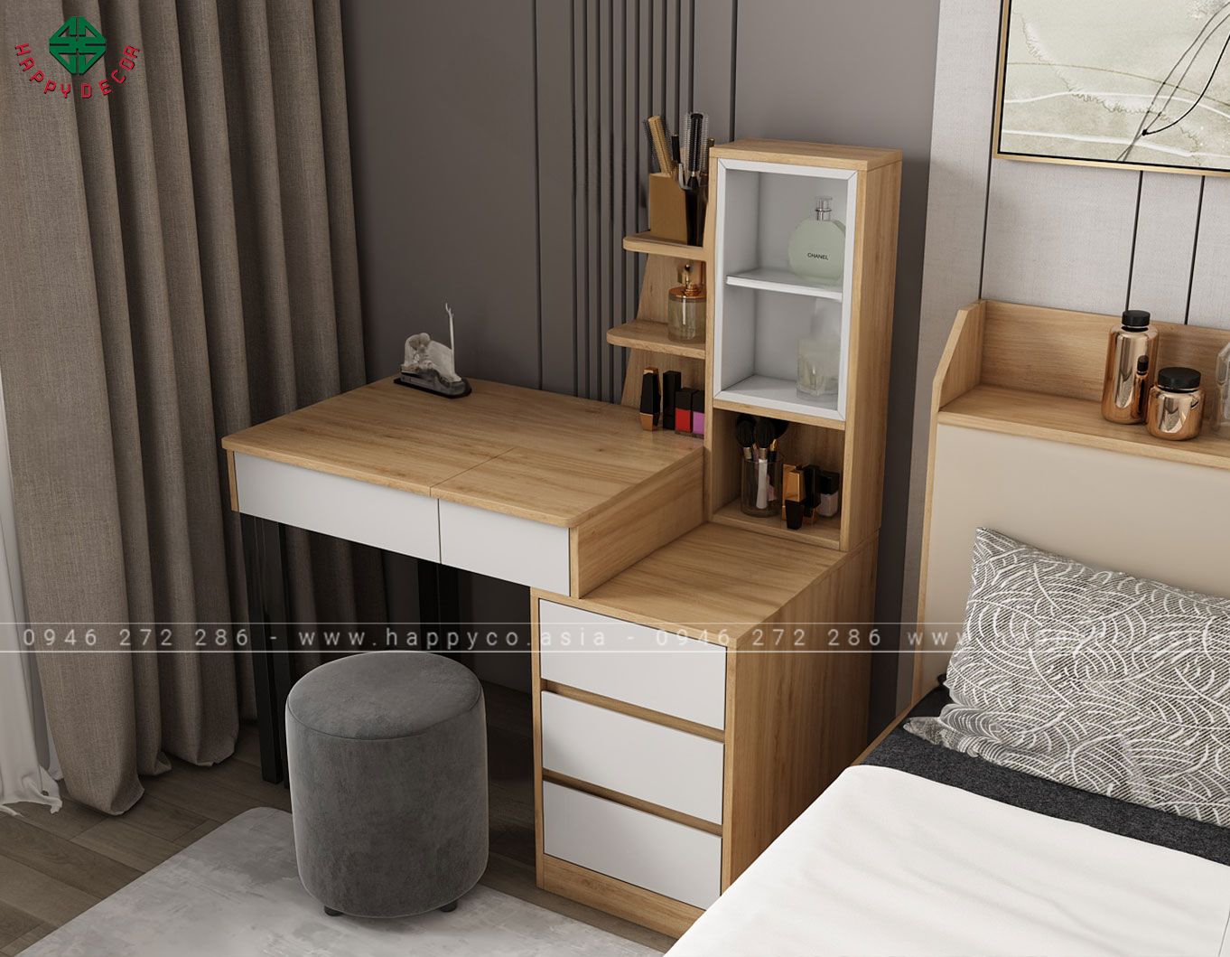 Bàn trang điểm gỗ công nghiệp BP6803