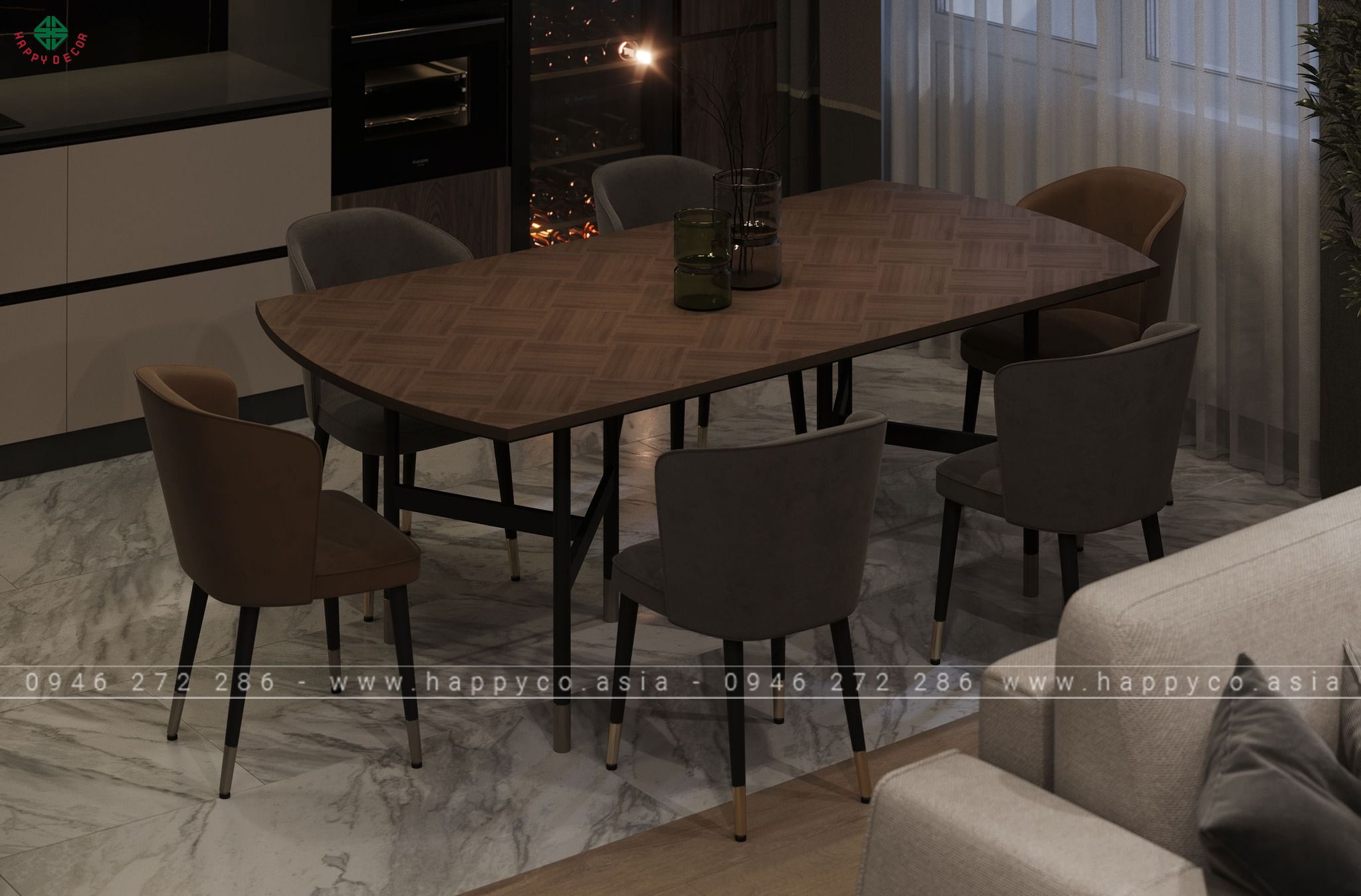 Căn hộ hiện đại là việc tối giản hóa các chi tiết để tôn vinh không gian sống