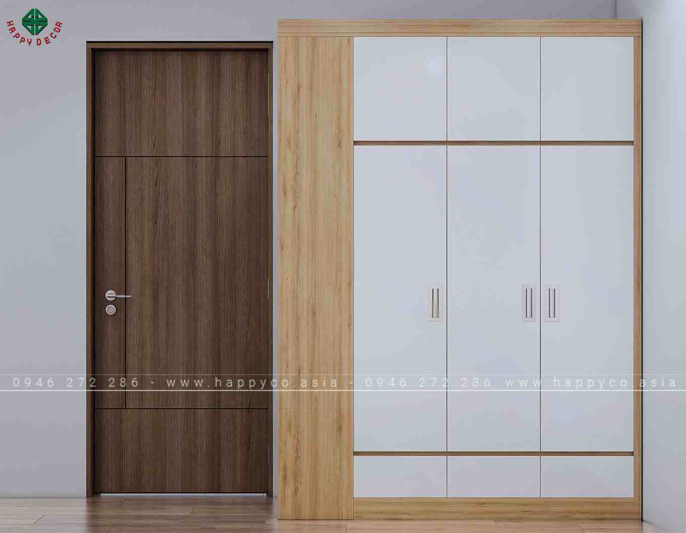 Tủ quần áo đẹp hiện đại TA6807