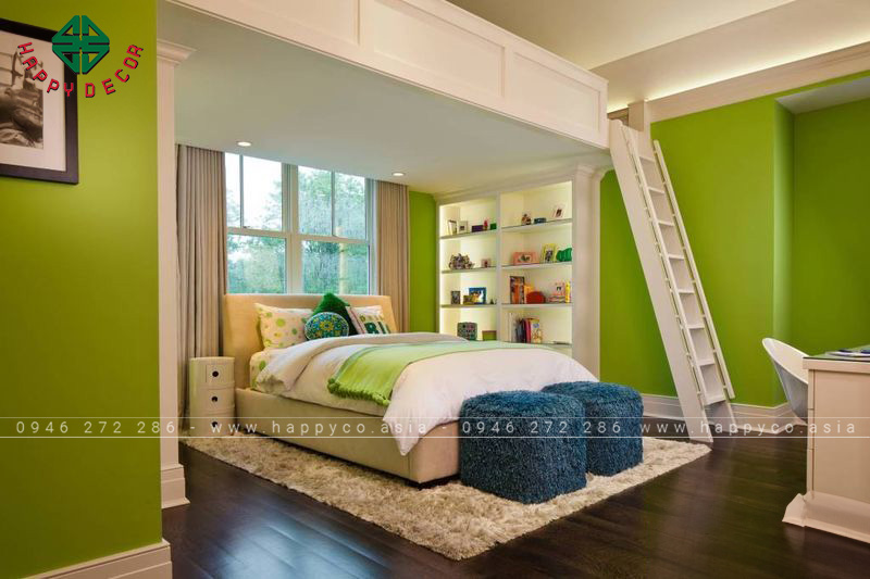 Sơn phòng ngủ của bạn màu xanh lá cây có thể mang lại lợi ích sức khỏe tuyệt vời cho chủ nhà.