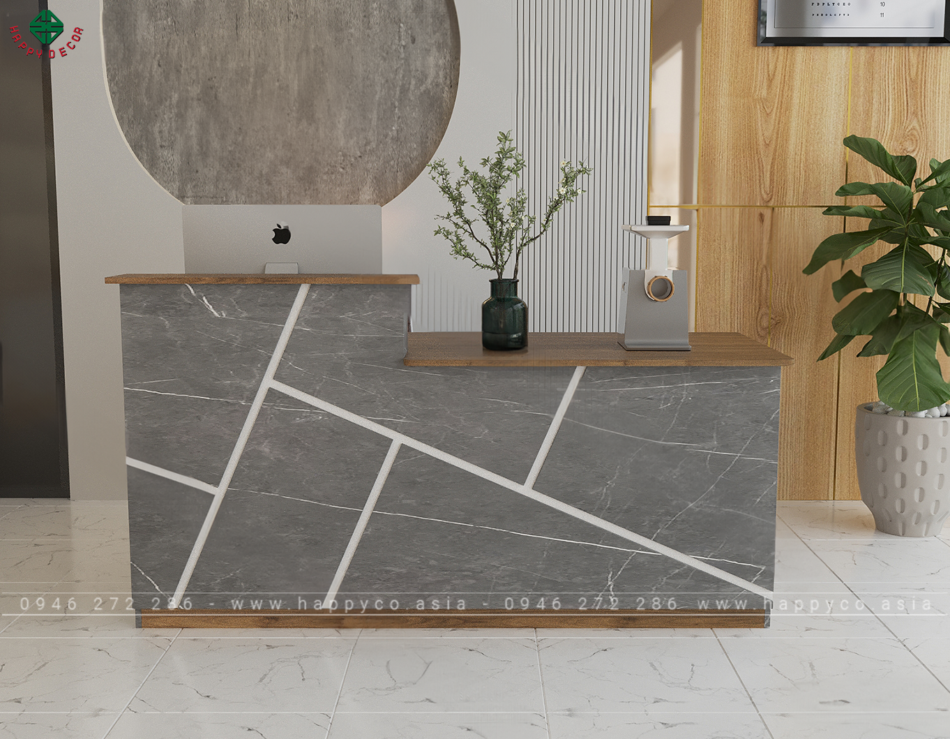 Bàn lễ tân cho khách sạn BQ6801