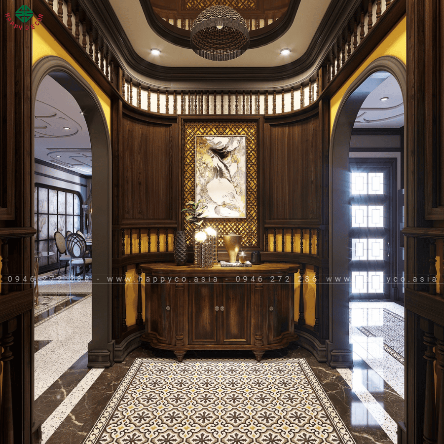 Thiết kế căn hộ phong cách Indochine là bản hòa tấu mang dấu ấn tinh hoa của Đông – Tây