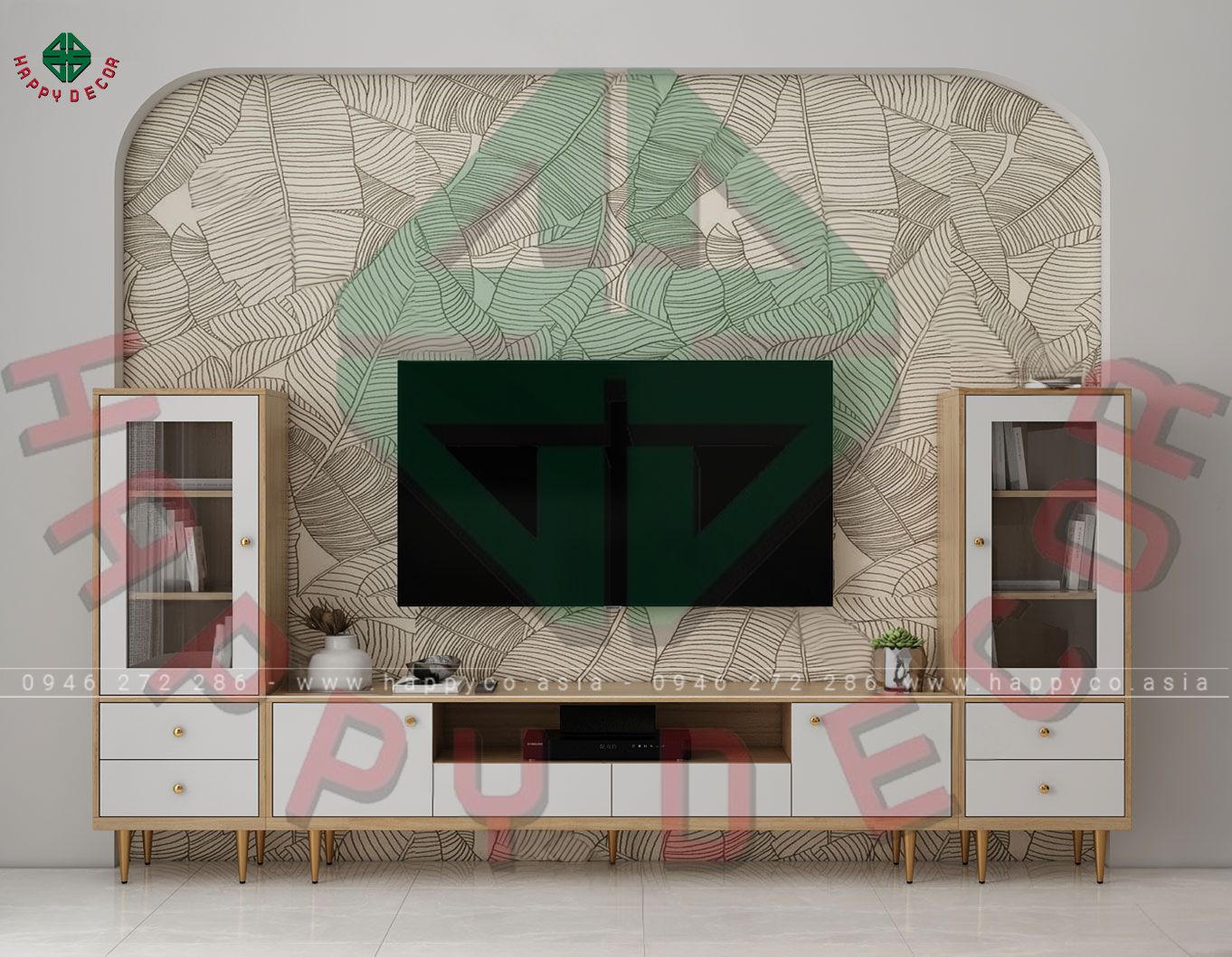 Mẫu kệ tivi phòng khách hiện đại KT6803