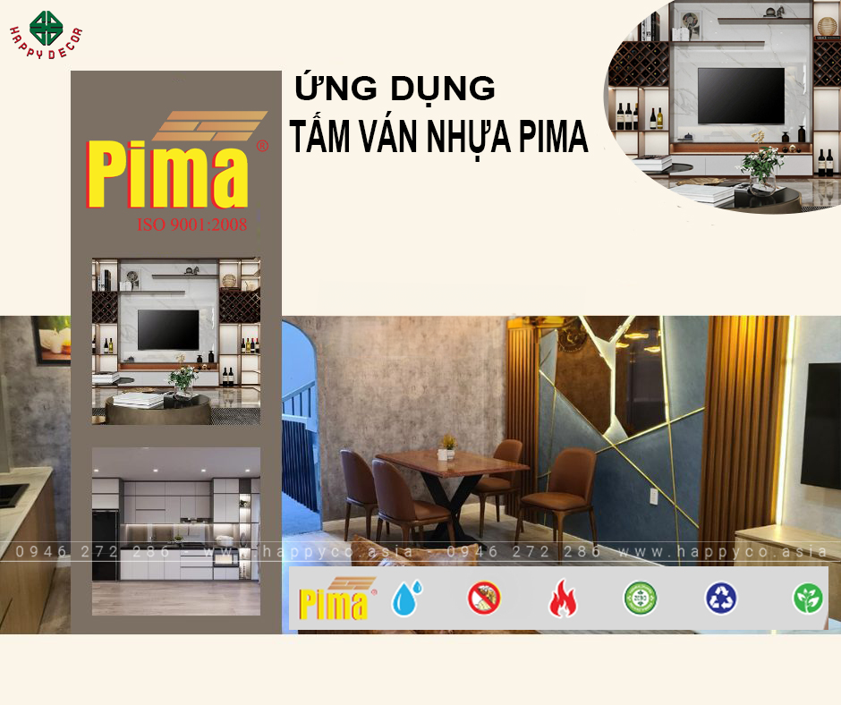 Tấm ván nhựa PIMA đa năng phù hợp với mọi nhu cầu của khách hàng