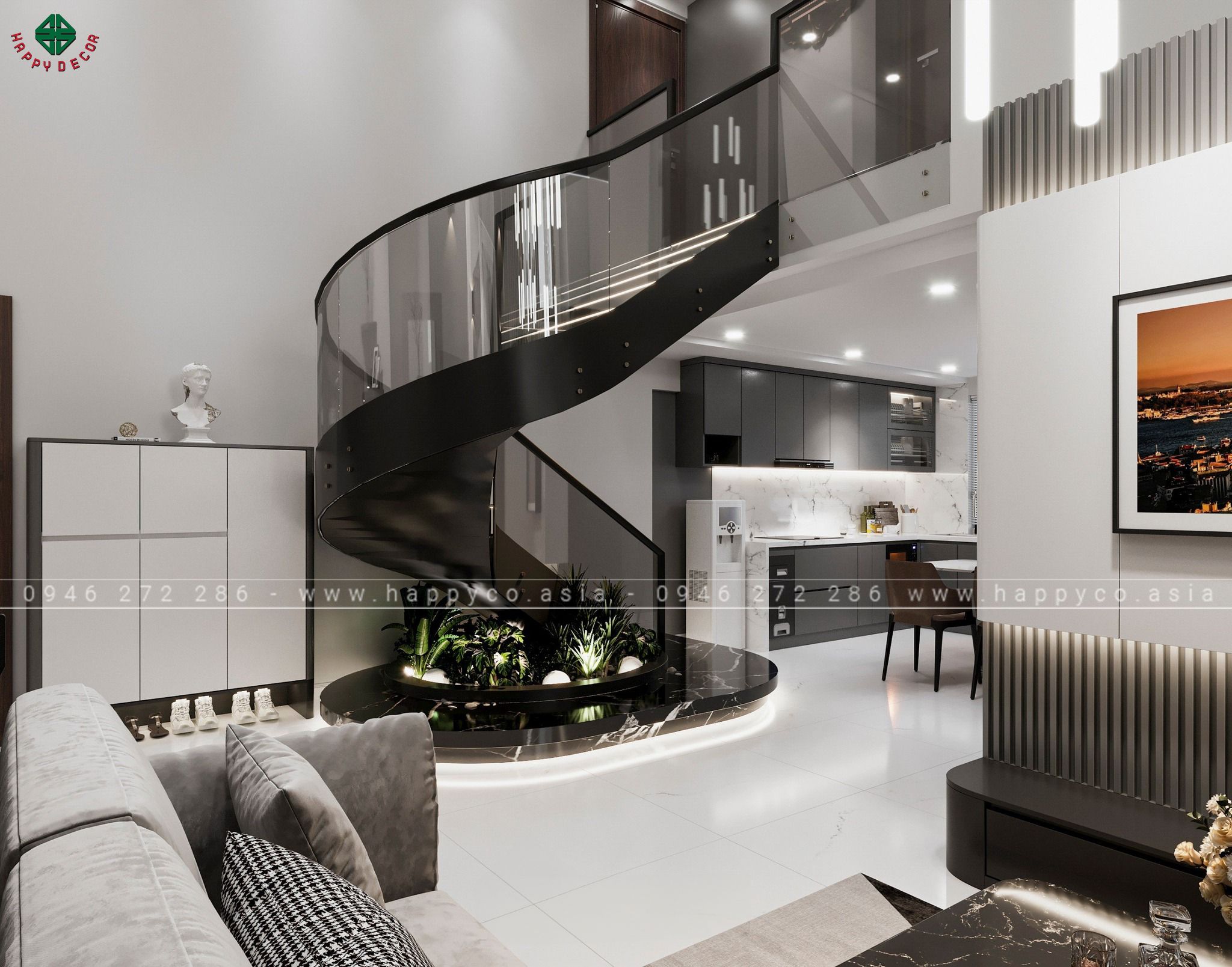 Đồ nội thất theo phong cách hiện đại thường có hình dáng đơn giản, rõ ràng với các đường nét mạnh mẽ, ít hoa văn, trang trí