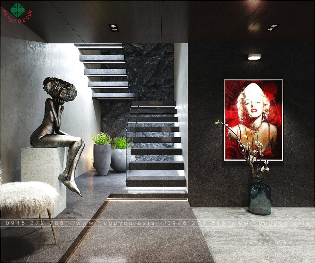 Nội thất đương đại thường có thiết kế đơn giản