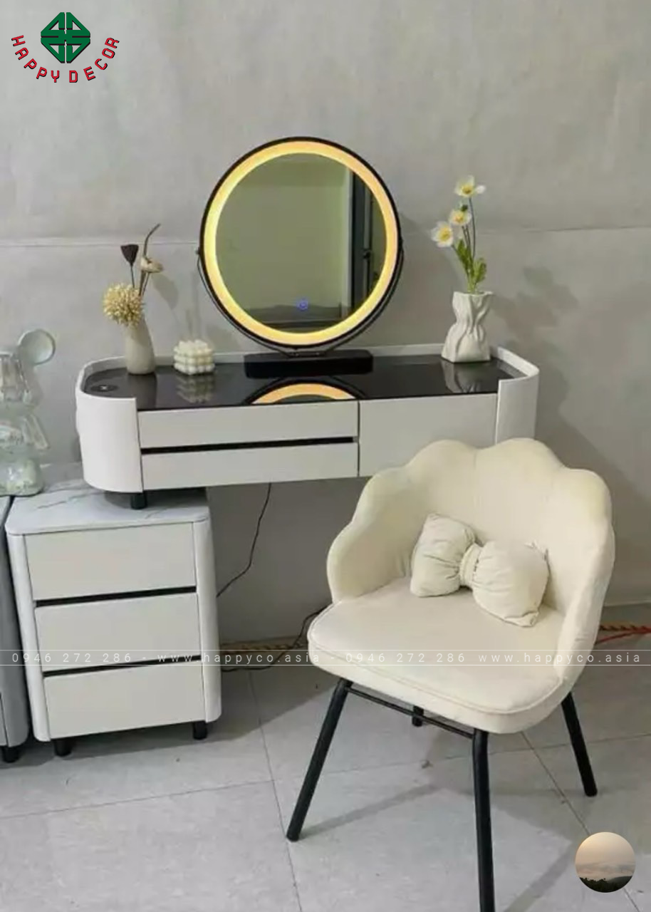 Bàn Trang Điểm Gỗ MDF Bọc Nhựa - sự lựa chọn hoàn hảo dành cho những ai yêu thích vẻ đẹp và chất lượng