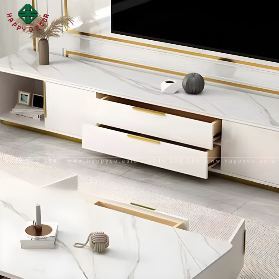 Kệ tivi gỗ công nghiệp thiết kế tinh tế hiện đại KT6838