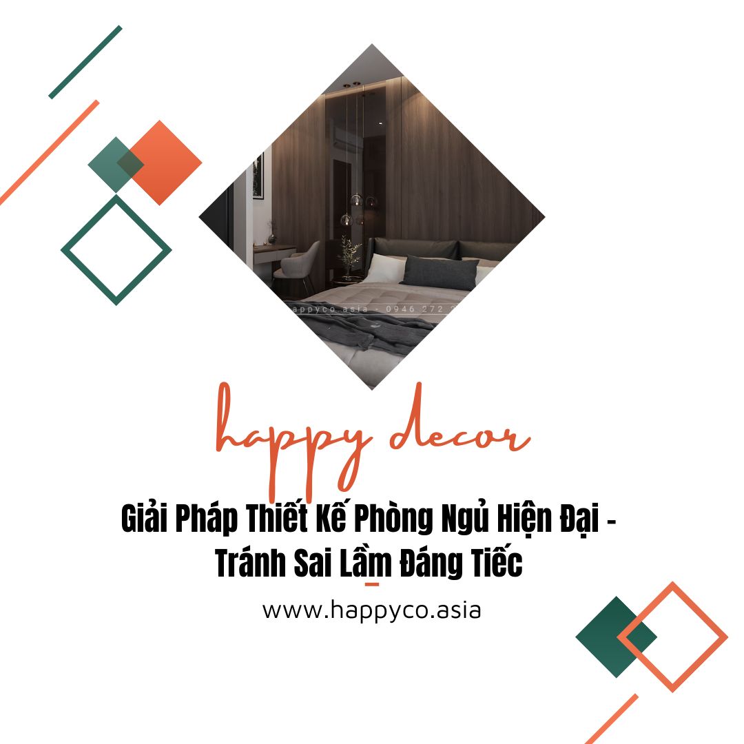 Thiết kế thi công nội thất phòng ngủ tại Biên Hòa - Happy Decor