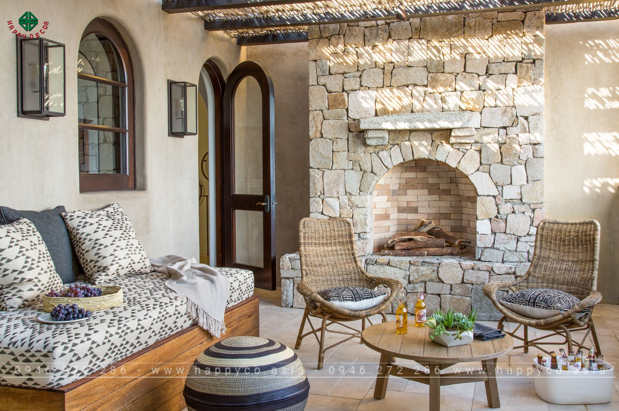 Nội thất Địa Trung Hải - Mẫu 08