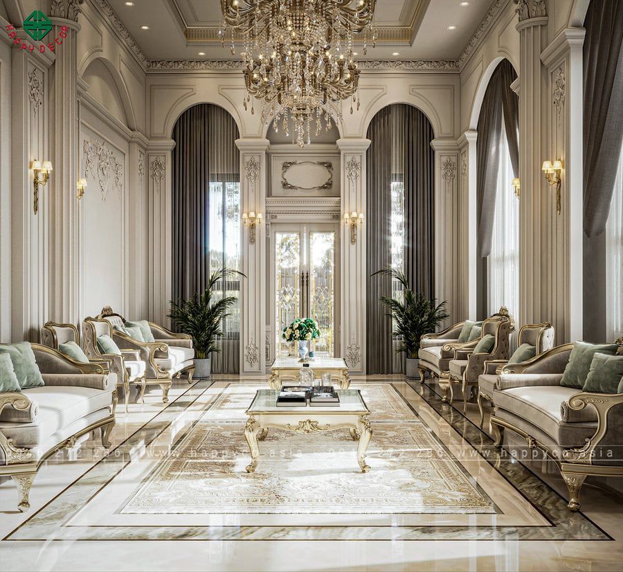 Phong cách cổ điển không bao giờ lỗi mốt với những đường nét hoa văn tỉ mỉ và sự xa hoa trong từng chi tiết