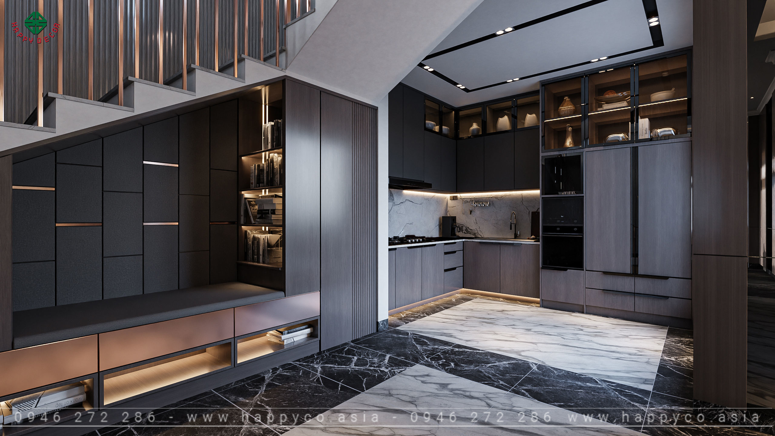 Phong cách thiết kế kết hợp giữa tao nhã và hiện đại - Mẫu 03