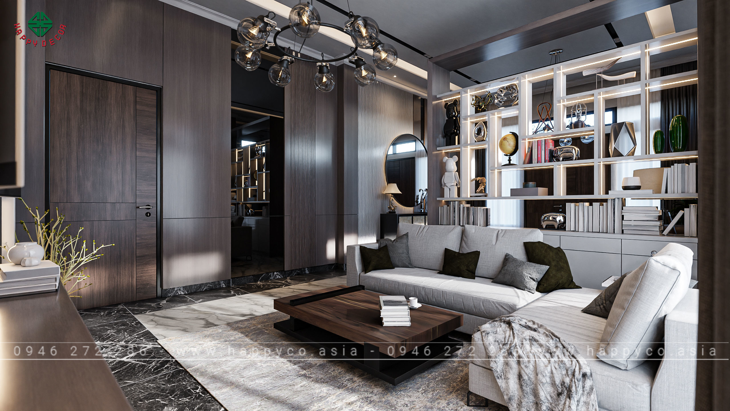 Phong cách thiết kế kết hợp giữa tao nhã và hiện đại - Mẫu 05