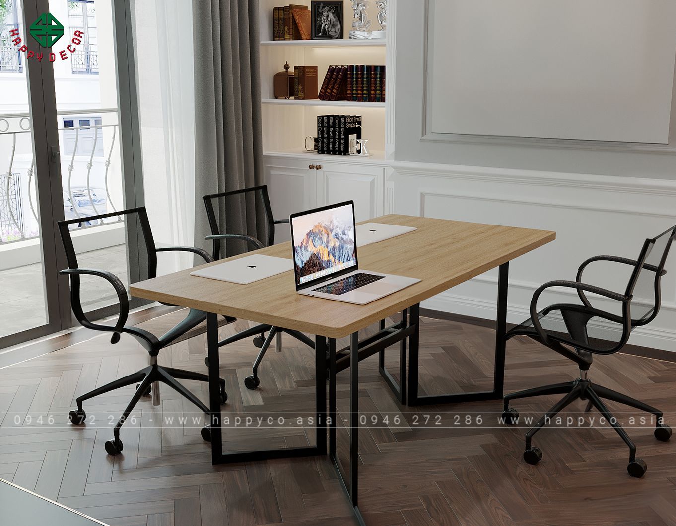 Mẫu bàn họp nhỏ cao cấp BH6802