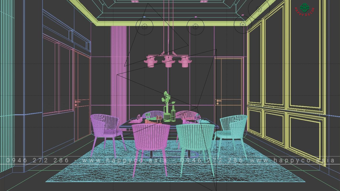 Render 3D về thiết kế nội thất - Mẫu 05