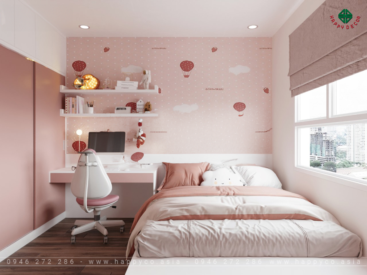 Phong cách thiết kế phòng ngủ cho bé- Mẫu 03