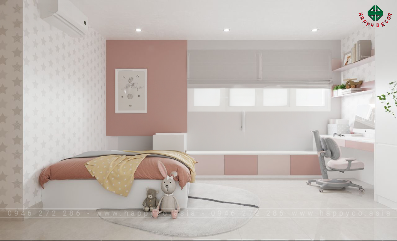 Phong cách thiết kế phòng ngủ cho bé- Mẫu 08