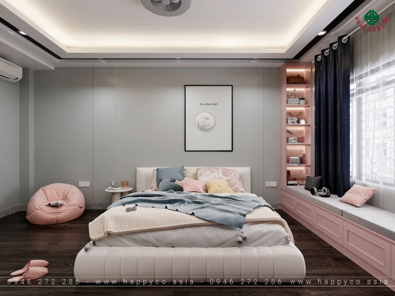 Phong cách thiết kế phòng ngủ cho bé- Mẫu 09