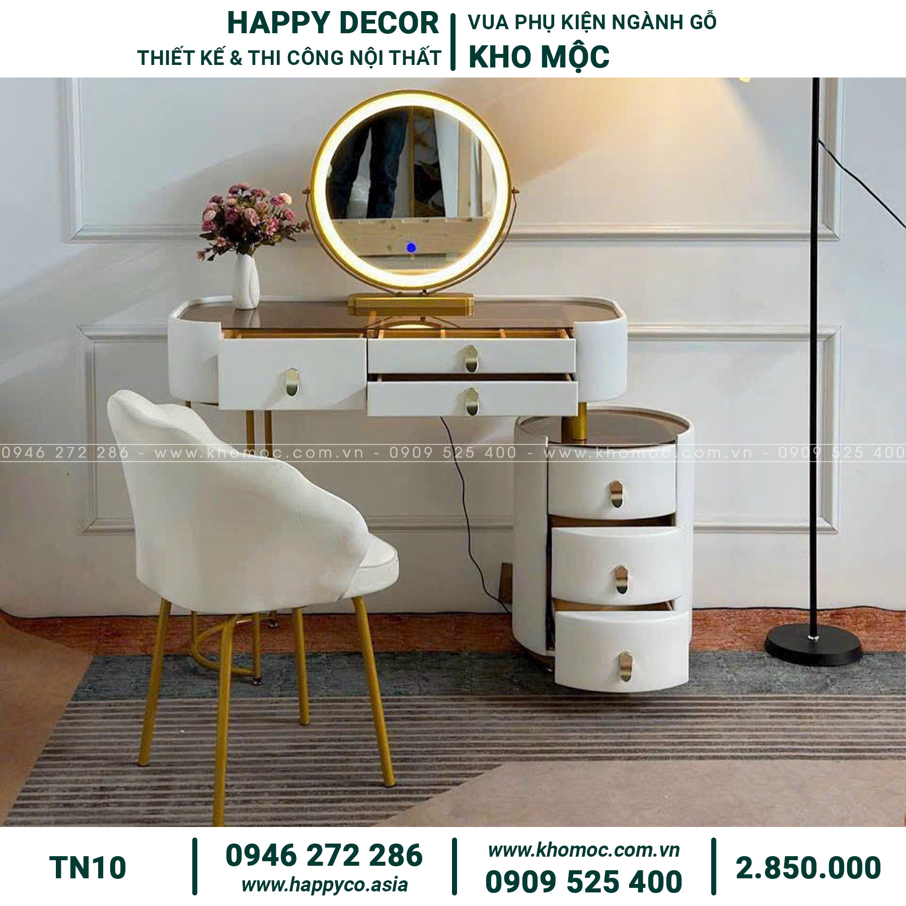 Bề mặt nhẵn bóng giúp việc lau chùi trở nên dễ dàng, không còn lo ngại vết bẩn hay bụi bám.